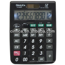 12 dígitos de gran tamaño de retroiluminación LED escritorio calculadora de impuestos calculadora de escritorio R-5200T